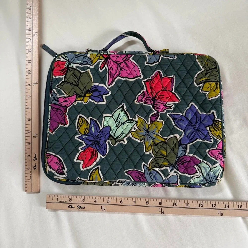 Quilted Floral Laptop Bag  Vera Bradley quilted floral laptop bag